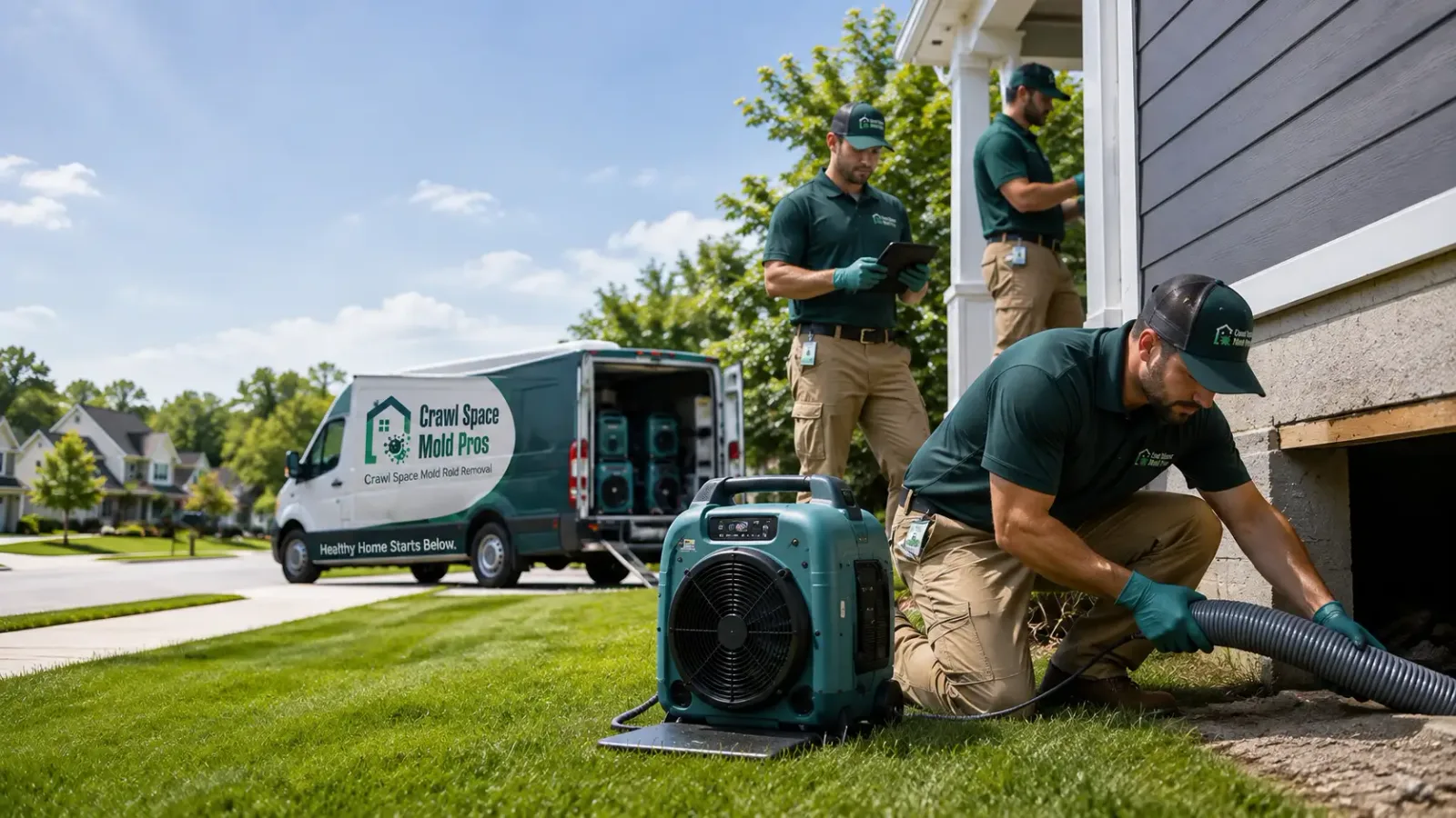 Crawl Space Mold Removal in Mitchell, SD